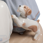 Статуэтка фарфоровая Девочки с собачками Charming Statuette варинант исполнения - 2 | Loft Concept в Сочи