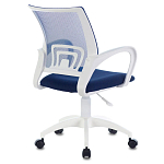 Офисное кресло с основанием из белого пластика Desk chairs Blue варинант исполнения - 2 | Loft Concept в Сочи