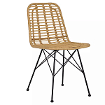 Стул с ротанговым плетением Wicker Stool без подлокотников варинант исполнения - 6 | Loft Concept в Сочи