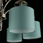 Люстра потолочная Nikoletta с бирюзовым плафоном варинант исполнения - 3 | Loft Concept в Сочи