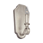 Бра серебрянного цвета с лампой в виде свечи на изогнутой ножке Feiss варинант исполнения - 1 | Loft Concept в Сочи