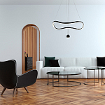 Подвесной светильник волнообразной формы LED 35W 3000K Infinity варинант исполнения - 3 | Loft Concept в Сочи