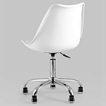 Офисный стул на металлическом основании EGGERY White пластик варинант исполнения - 4 | Loft Concept в Сочи