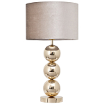 Настольная лампа с основанием в виде золотых сфер Balance Table Lamp Gold варинант исполнения - 1 | Loft Concept в Сочи