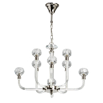 Люстра с 8-ю лампами и гранеными стеклянными плафонами Prism Gala варинант исполнения - 2 | Loft Concept в Сочи