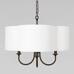 Люстра с белым текстильным абажуром Vitorino  варинант исполнения - 1 | Loft Concept в Сочи
