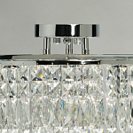 Потолочный светильник круглый с прозрачными подвесками Lunet варинант исполнения - 17 | Loft Concept в Сочи