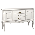 Консоль белая из массива бука с ящиками в стиле прованс White Provence варинант исполнения - 2 | Loft Concept в Сочи