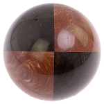Шар декоративный из натуральных камней Лемезит и Змеевик Черный Natural Stone Spheres варинант исполнения - 3 | Loft Concept в Сочи