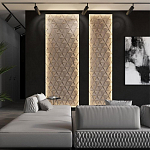 Гипсовая 3D панель с принтографией PM-50 варинант исполнения - 5 | Loft Concept в Сочи