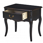 Тумба прикроватная из массива березы с ящиком и состаренным эффектом Vintage варинант исполнения - 3 | Loft Concept в Сочи