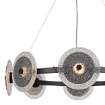 Люстра с плафонами из фактурного двойного стекла Heterochromia варинант исполнения - 6 | Loft Concept в Сочи