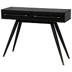 Консоль с 2-мя ящиками Idoya Black Console варинант исполнения - 1 | Loft Concept в Сочи