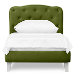 Кровать с мягким изголовьем Luna Palmer Bed варинант исполнения - 5 | Loft Concept в Сочи