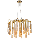 Люстра со стеклянными цилиндрическими плафонами Luminous Cylinders Amber варинант исполнения - 5 | Loft Concept в Сочи