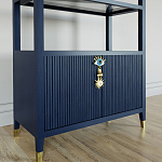 Стеллаж со стеклянными полками Elsa Dreams Blue варинант исполнения - 2 | Loft Concept в Сочи