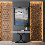 Гипсовая 3D панель с принтографией PM-50 варинант исполнения - 1 | Loft Concept в Сочи