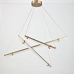 Светодиодная люстра Trumpet Tube Brass 107 варинант исполнения - 4 | Loft Concept в Сочи