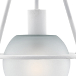 Бра белое с матовым стеклянным плафоном в форме шара White Lighthouse варинант исполнения - 1 | Loft Concept в Сочи