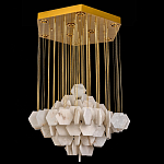 Люстра с фигурными подвесками из натурального камня Glowing Spheres варинант исполнения - 3 | Loft Concept в Сочи