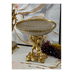 Чаша фарфоровая на двух бронзовых ангелах Eden Garden варинант исполнения - 3 | Loft Concept в Сочи