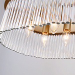 Люстра подвесная овальная со стеклянными трубками Длина 100 см Nembus варинант исполнения - 5 | Loft Concept в Сочи