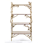 Стеллаж металлический с птичками Primavera варинант исполнения - 1 | Loft Concept в Сочи