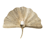 Большой Настенный Подсвечник золотой Лист Пальмы варинант исполнения - 1 | Loft Concept в Сочи