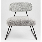 Кресло лаунж Kate букле серый варинант исполнения - 4 | Loft Concept в Сочи