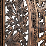 Ширма с  орнаментом ручная резьба Indian Antique Furniture варинант исполнения - 4 | Loft Concept в Сочи