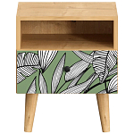 Прикроватная тумба с изображением на ящике Elise Nightstand варинант исполнения - 18 | Loft Concept в Сочи
