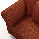 Мебельная ткань Шенилл терракотовый цвет 138 см T4-44 варинант исполнения - 3 | Loft Concept в Сочи