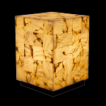 Торшер прямоугольный из натурального камня Calcite Geometry варинант исполнения - 5 | Loft Concept в Сочи