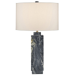 Настольная лампа с корпусом из серого мрамора Breathtaking View варинант исполнения - 3 | Loft Concept в Сочи