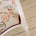 Полукресло из массива бука бежевое с растительным орнаментом Raffael Angel Beige Chair варинант исполнения - 5 | Loft Concept в Сочи