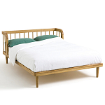 Кровать из массива дуба с пружинным блоком Mateta варинант исполнения - 1 | Loft Concept в Сочи