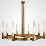 Люстра CANELLE Round Chandelier 8 Modern Brass варинант исполнения - 4 | Loft Concept в Сочи