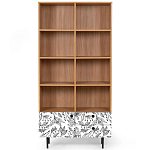 Широкий стеллаж с принтом Elise Rack варинант исполнения - 20 | Loft Concept в Сочи