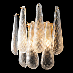 Бра с подвесками из рифленного стекла в форме капель Textured Glass варинант исполнения - 1 | Loft Concept в Сочи
