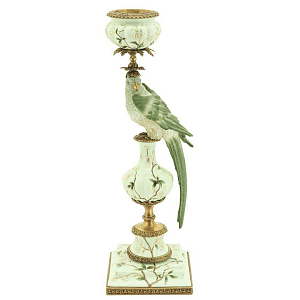 Подсвечник Candleholder Parrot Atlantide Green