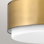 Потолочный светильник круглой формы с белым матовым плафоном Hinkley варинант исполнения - 2 | Loft Concept в Сочи