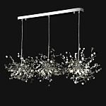 Люстра подвесная из трех частей с металлическими круглыми элементами Terzani Argent варинант исполнения - 9 | Loft Concept в Сочи