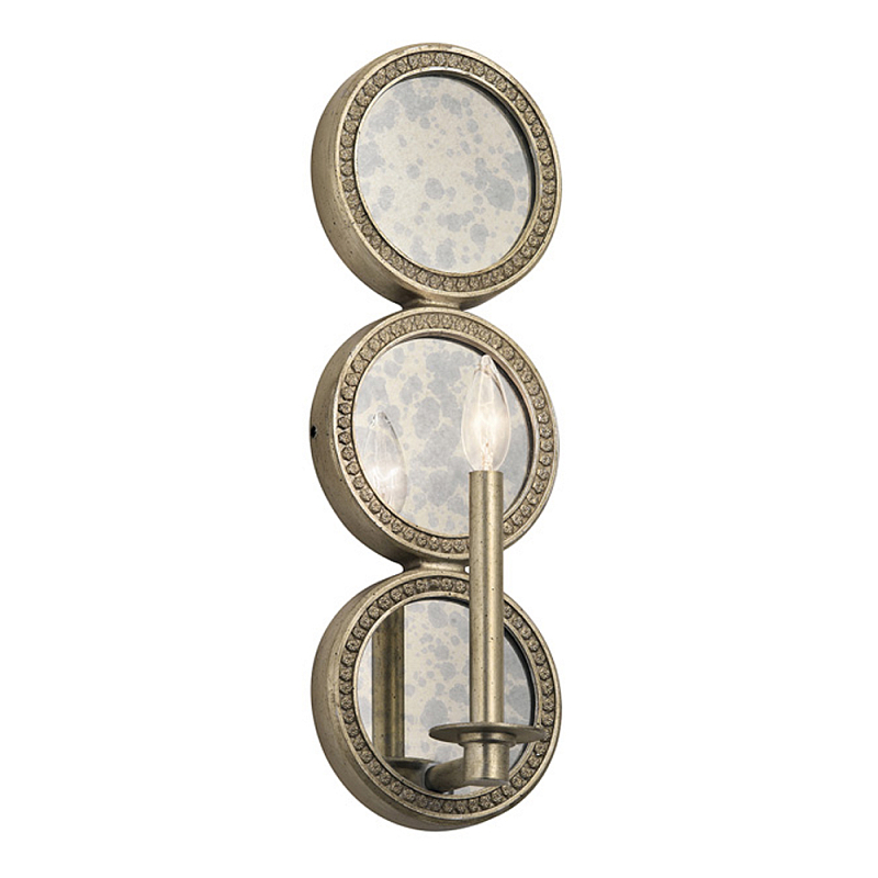 Бра в виде трех круглых зеркал Kichler Серебряный в Сочи | Loft Concept 