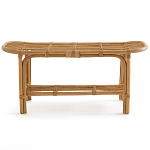 Скамья из ротанга с подушкой Manlio Rattan Bench варинант исполнения - 5 | Loft Concept в Сочи