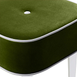 Квадратный мягкий пуф на белых ножках Winton Pouf Square варинант исполнения - 2 | Loft Concept в Сочи