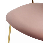 Стул Singer Chair без подлокотников Розовый Велюр варинант исполнения - 6 | Loft Concept в Сочи