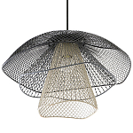 Подвесной светильник Black Grey Mesh Lampshade Hanging Lamp варинант исполнения - 3 | Loft Concept в Сочи