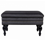 Мягкая банкетка с зоной для хранения Casket Dark Grey варинант исполнения - 1 | Loft Concept в Сочи