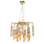 Люстра со стеклянными цилиндрическими плафонами Luminous Cylinders Amber варинант исполнения - 2 | Loft Concept в Сочи