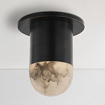 Потолочный светильник светодиодный с плафоном из натурального камня Purgatory варинант исполнения - 1 | Loft Concept в Сочи